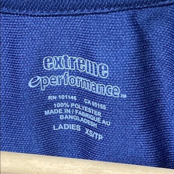Women’s XS Blue Sport Polo, Extreme E Performance - Picture 3 of 5